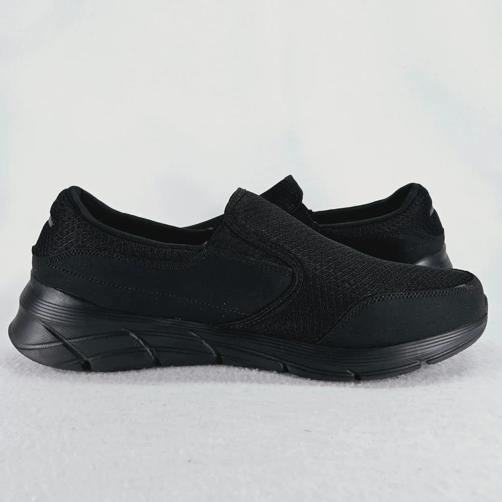 SKECHERS Shoes Mens 12 Black Equalizer Persisting 4 Slip On Sneaker Mesh Relaxed
